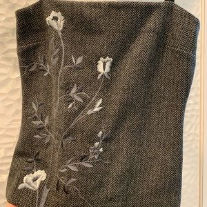 Dolce and Gabbana bustier herringbone pattern